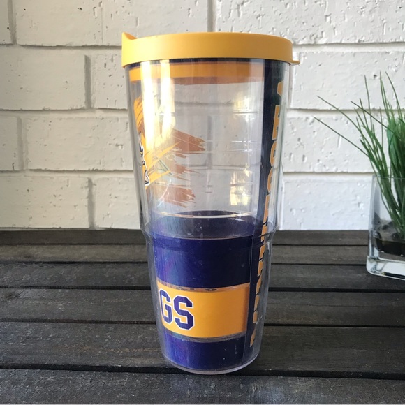 Tervis Minnesota Vikings 24oz Insulated Tumbler with Lid Purple Yellow - Picture 3 of 7